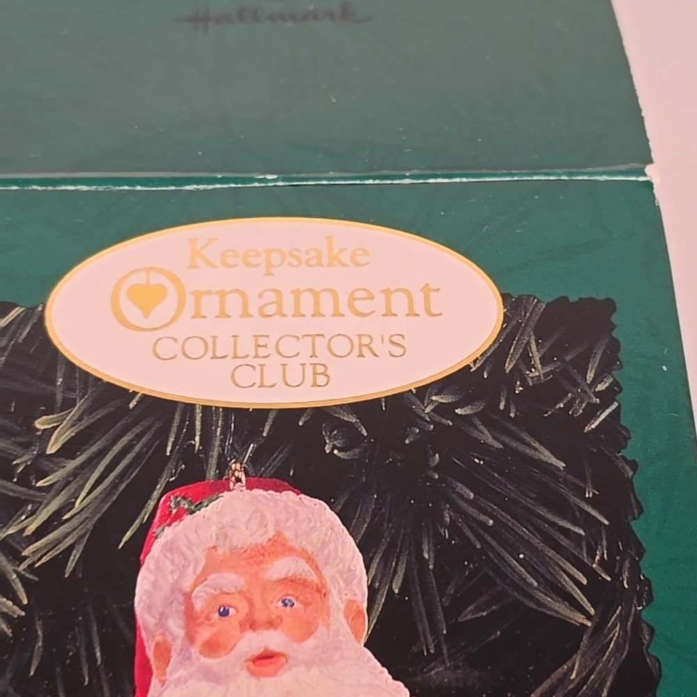 Hallmark Keepsake Ornament Collector's Club Santa 1996 Keepsake Of Membership - Picture 7 of 7